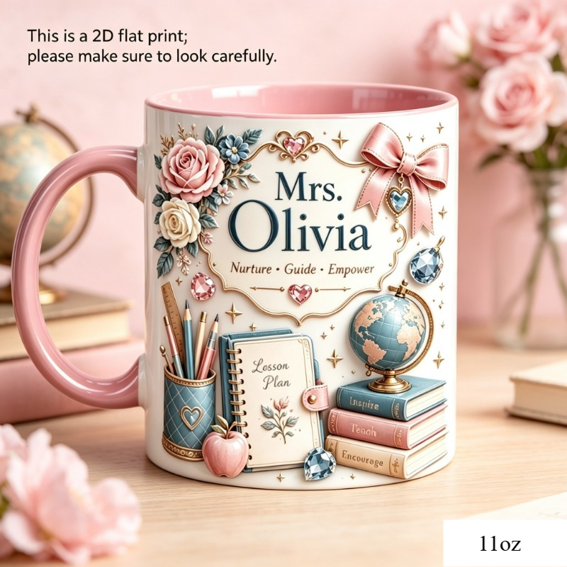 Coffee Tea Name - Персонализированная керамическая кружка для кофе с