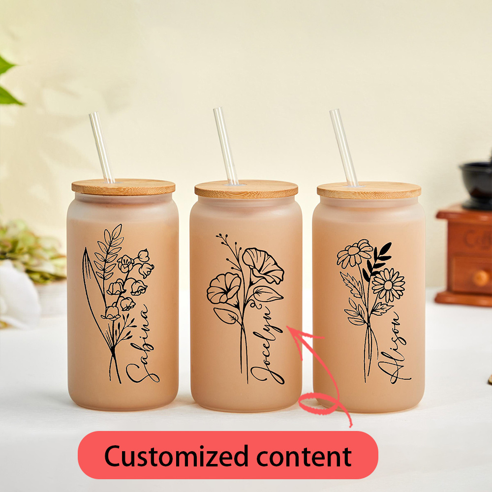 Персонализированная стеклянная – обзор и цена Coffee Tea Name