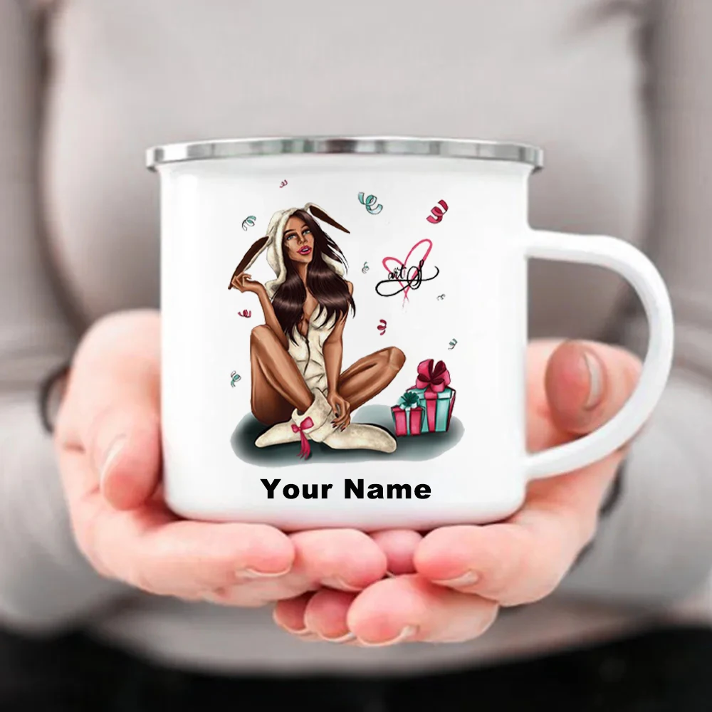 Эмалированная кружка на заказ  – обзор и цена Coffee Tea Name